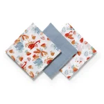 BABYONO TETRA PELENE MUSLIN SAFARI - PASTELNO PLAVA - Slika 3