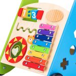 Ecotoys Drvena edukativna guralica 2u1 s ksilofonom - Slika 2