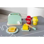 ECOTOYS DRVENA IGRAČKA TOSTER SA DODACIMA - Slika 6