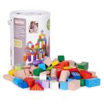 ECOTOYS DRVENE KOCKE U KUTIJI OD 100 DIJELOVA - Slika 3