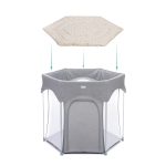FILLIKID PODLOGA JERSEY ZA VRTIĆ PRAG/ATENA HEXAGON - RAINBOW BEIGE - Slika 2