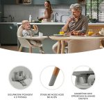 Kinderkraft Hranilica Fini 2 2u1, Grey - Slika 3