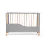 KINDERKRAFT KREVETIĆ LUNKY XL - SIVI SA ZAŠTITNOM OGRADICOM - Slika 3