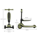 KINDERKRAFT ROMOBIL HALLEY STONE - GRASSLAND GREEN - Slika 3
