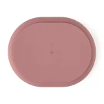 PETITE&MARS SILIKONSKI OVALNI TANJUR S ODJELJCIMA I VAKUUMOM 6M+ TAKE&MATCH - DUSTY ROSE - Slika 3