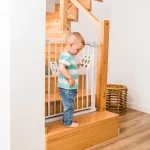 BABYONO ZAŠTITNA OGRADA 72-85 CM + DODACI 2X7 CM - BIJELA - Slika 4
