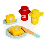 ECOTOYS DRVENA IGRAČKA TOSTER SA DODACIMA - Slika 5