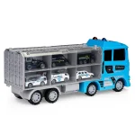 ECOTOYS IGRAČKA KAMION SA 6 VOZILA - POLICIJSKI - Slika 3