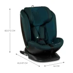KINDERKRAFT AUTOSJEDALICA XPEDITION 2 I - SIZE 0 -36 KG ( 40 - 150 CM ) 360 - PLAVO TIRKIZNA - Slika 4