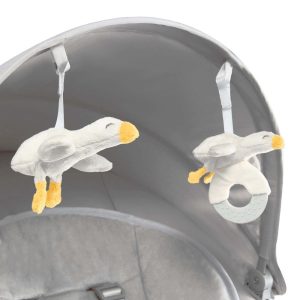 Kinderkraft Električna njihaljka TULSY, Grey - Slika 4