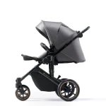KINDERKRAFT DJEČJA KOLICA PRIME 2 MINK PRO 3U1 - SHADOW GREY - Slika 4