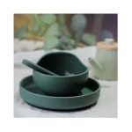 PETITE&MARS SILIKONSKA ZDJELICA S VAKUUMOM TAKE&MATCH - MISTY GREEN - Slika 4