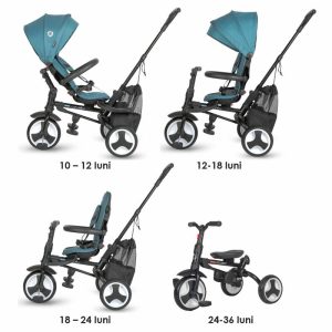COCCOLLE SKLOPIVI TRICIKL SPECTRA PLUS PREMIUM - ATLANTIC BLUE - Slika 6
