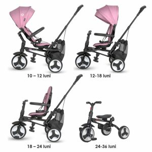 COCCOLLE SKLOPIVI TRICIKL SPECTRA PLUS PREMIUM - ORCHID VIOLET - Slika 5