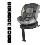COCCOLLE SIDRA I-SIZE AUTOSJEDALICA 40-150 CM - MOONLIT GREY - Slika 4