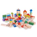 ECOTOYS DRVENE KOCKE U KUTIJI OD 100 DIJELOVA - Slika 5