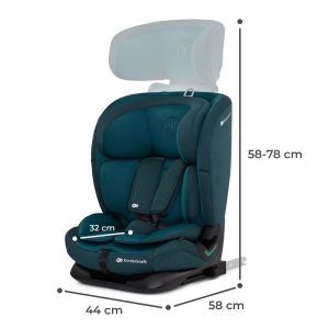 KINDERKRAFT AUTOSJEDALICA ONETO3 I-SIZE 9-36 KG (76-150 CM ) - HARBOUR BLUE - Slika 5