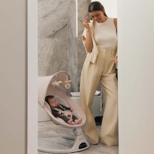 Kinderkraft Električna njihaljka TULSY, Grey - Slika 6