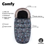 FOOTMUFF COMFY 4IN1 PETITE&MARS ZIMSKA VREĆA ZA KOLICA - ELEGANT CARAMEL/BEIGE - Slika 5