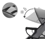 KINDERKRAFT KIŠOBRAN KOLICA TIK - STONE GREY - Slika 6