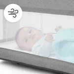 KINDERKRAFT KREVETIĆ NESTE GROW - TAMNO SIVA - Slika 6