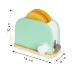 ECOTOYS DRVENA IGRAČKA TOSTER SA DODACIMA - Slika 2