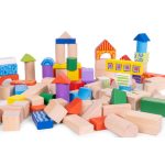ECOTOYS DRVENE KOCKE U KUTIJI OD 100 DIJELOVA - Slika 7