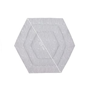 FILLIKID PODLOGA JERSEY ZA VRTIĆ PRAG/ATENA HEXAGON - SAFARI GREY - Slika 7