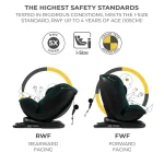 KINDERKRAFT AUTOSJEDALICA XPEDITION 2 I - SIZE 0 -36 KG ( 40 - 150 CM ) 360 - PLAVO TIRKIZNA - Slika 7