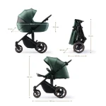KINDERKRAFT DJEČJA KOLICA 3U1 PRIME 2 - SANDROSE BEIGE - Slika 7