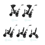 KINDERKRAFT TRICIKL EASYTWIST - CRNA - Slika 7