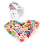 ECOTOYS DRVENE KOCKE U KUTIJI OD 100 DIJELOVA - Slika 8