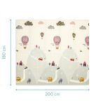 Fillikid dvostrana podloga za igru Balloon, 180x200 cm - Slika 8