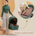 KINDERKRAFT DJEČJA KOLICA 3U1 PRIME 2 - SANDROSE BEIGE - Slika 8