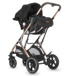 COCCOLLE RAVELLO 3U1 KOLICA - BLACK - Slika 11