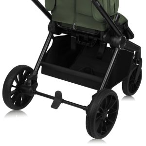 Lionelo dječja kolica Mika Plus 3u1, Green Olive - Slika 11