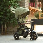 QPLAY RITO DELUXE SKLOPIVI TRICIKL - OLIVE GREEN - Slika 11