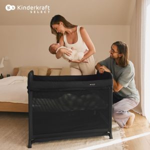 Kinderkraft Putni krevetić Moon Dream, Black - Slika 12