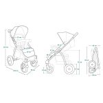 LIONELO ANNET PLUS SPORTSKA KOLICA - BLACK CARBON - Slika 12