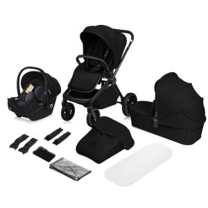 Lionelo dječja kolica Mika Plus 3u1, Black Onyx - Slika 15