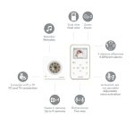 MINILAND BABYMONITOR 2.4" GOLD - Slika 2