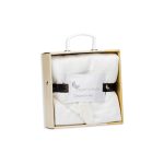 INTERBABY DVOSTRANA DEKICA 80X100CM STARS LIGHT BEIGE - Slika 3