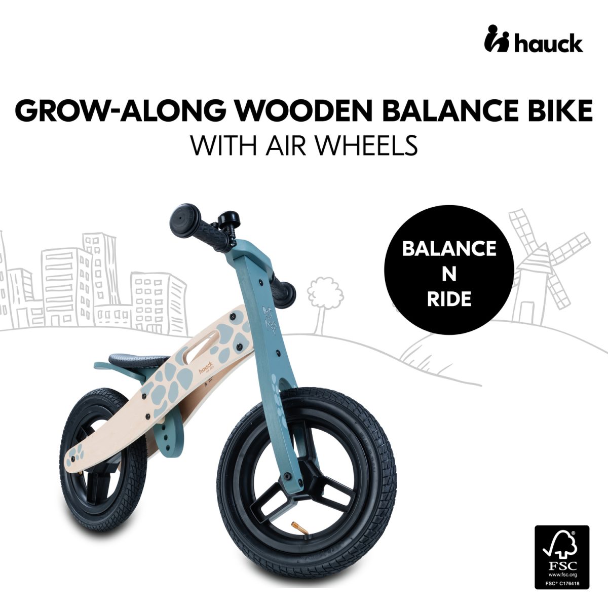 HAUCK BICIKL BEZ PEDALA N RIDE TURTLE - Slika 10