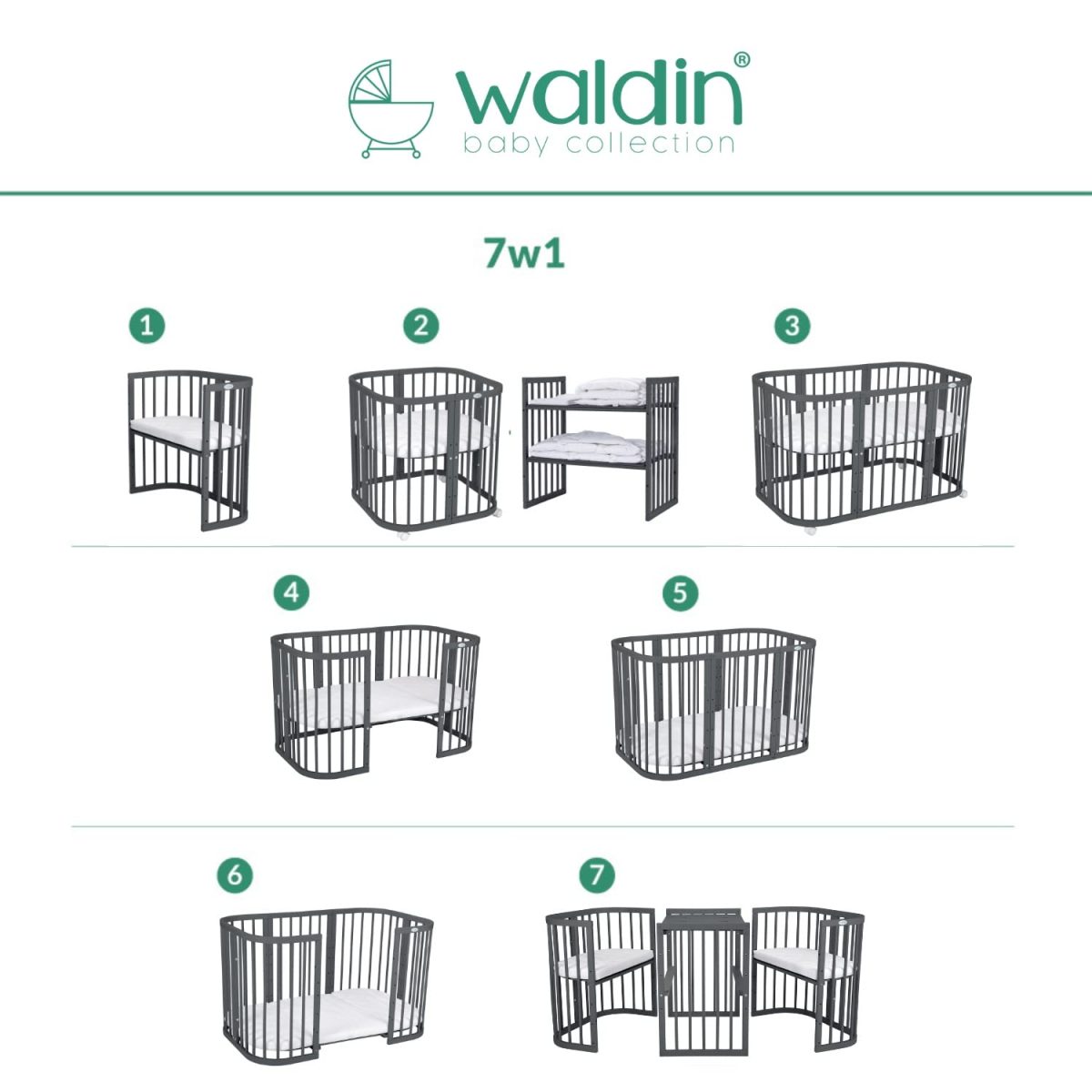 WALDIN KREVETIĆ 7U1 S MADRACEM - GRAPHITE - Slika 7