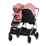 CHIPOLINO DJEČJA KOLICA ZA BLIZANCE ILI DVOJE DJECE DUO SMART - FLAMINGO - Slika 4