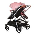 CHIPOLINO DJEČJA KOLICA ZA BLIZANCE ILI DVOJE DJECE DUO SMART - FLAMINGO - Slika 3
