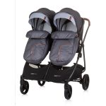CHIPOLINO DJEČJA KOLICA ZA BLIZANCE ILI DVOJE DJECE DUO SMART - SILVER GREY - Slika 6
