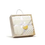 INTERBABY DVOSTRANA DEKICA 80X110 CM BUBBLE BABY - BEŽ