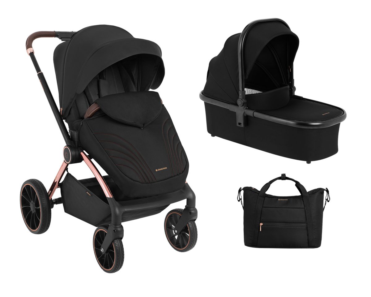 KIKKA BOO KOLICA KARA 2U1 - BLACK - Slika 1