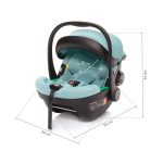 ZOPA AUTOSJEDALICA XM PLUS I-SIZE - AQUATIC GREEN - Slika 7